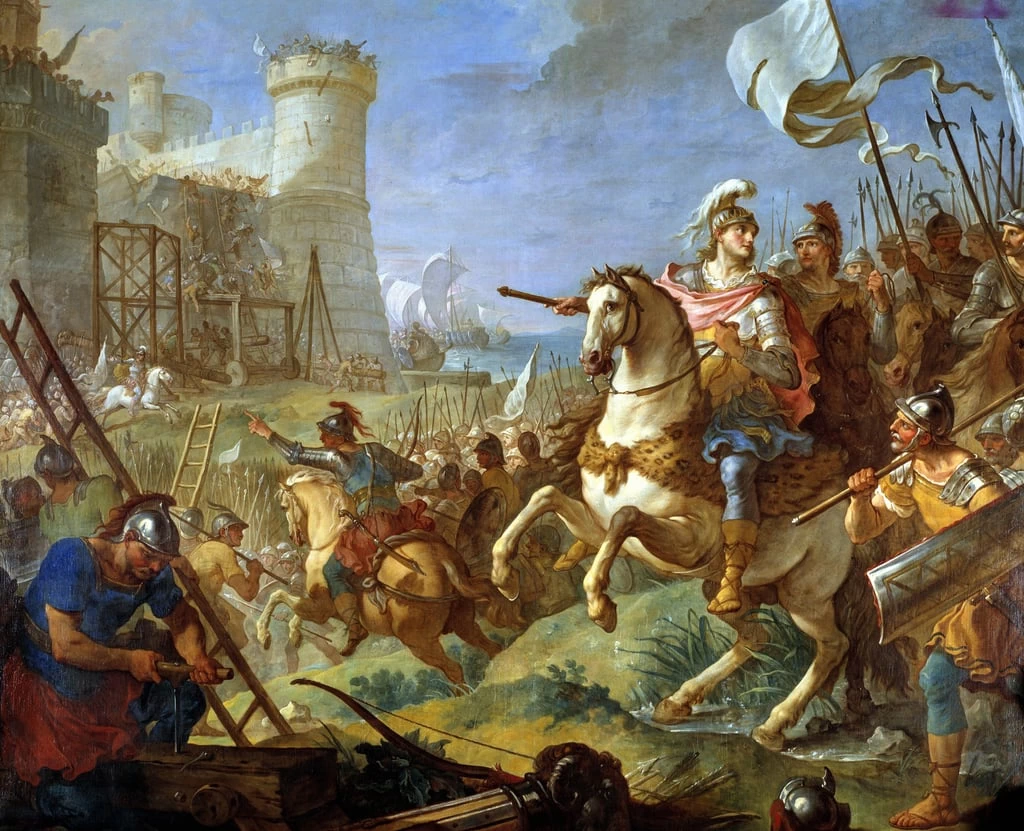 Assedio di Arles da parte di Teodorico - Musée des Beaux, Arts, Troyes